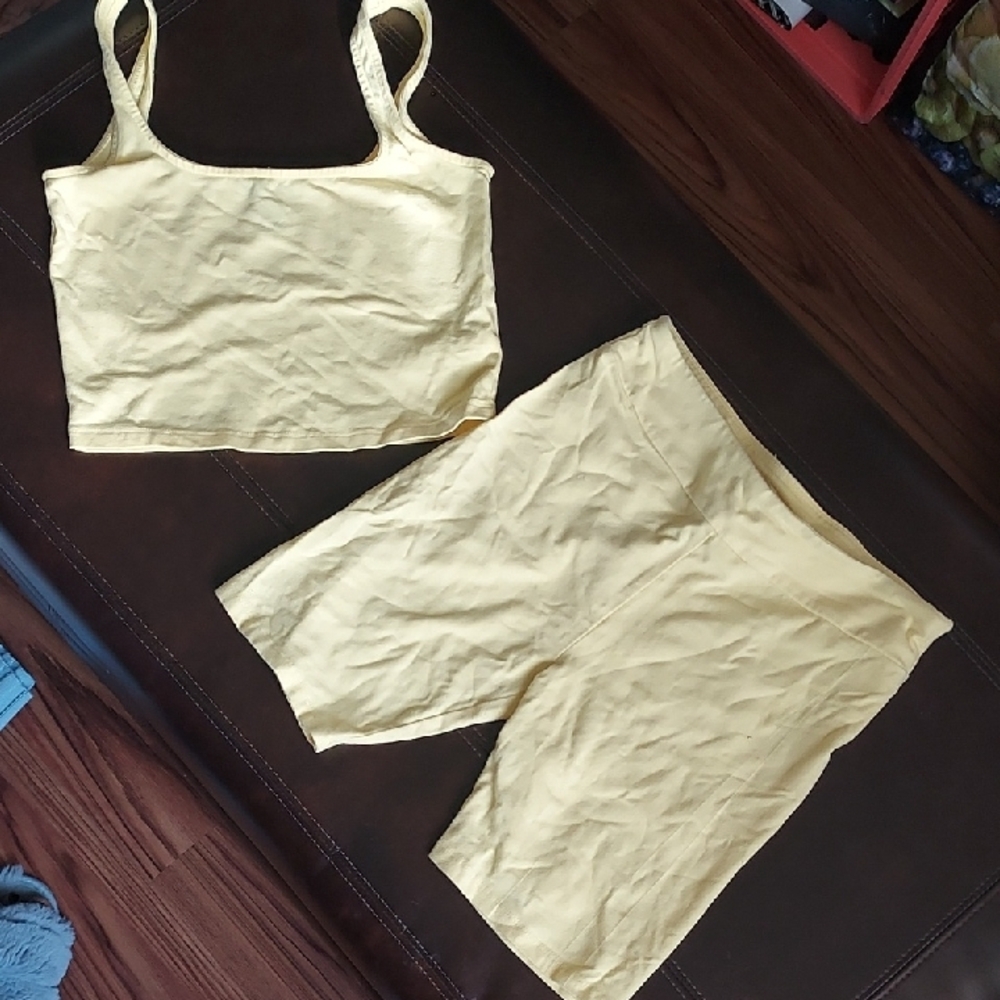 Yellow Women's Intimates Set